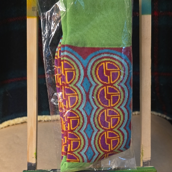 The Disco Biscuits Colorful Patterned Socks 6-12 - Picture 1 of 4